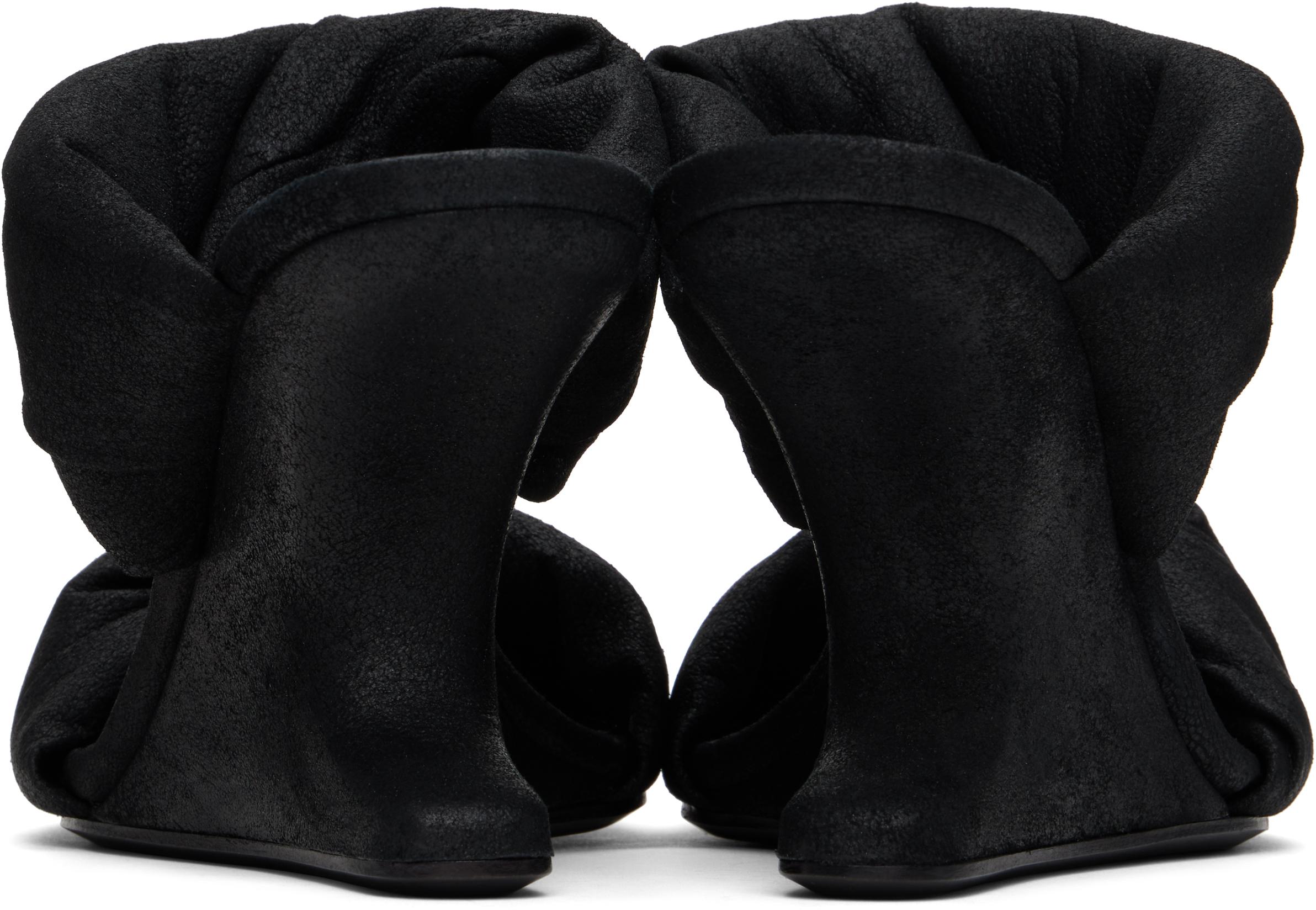 Rick Owens Porterville Cantilever 8 Twisted Heeled Sandals