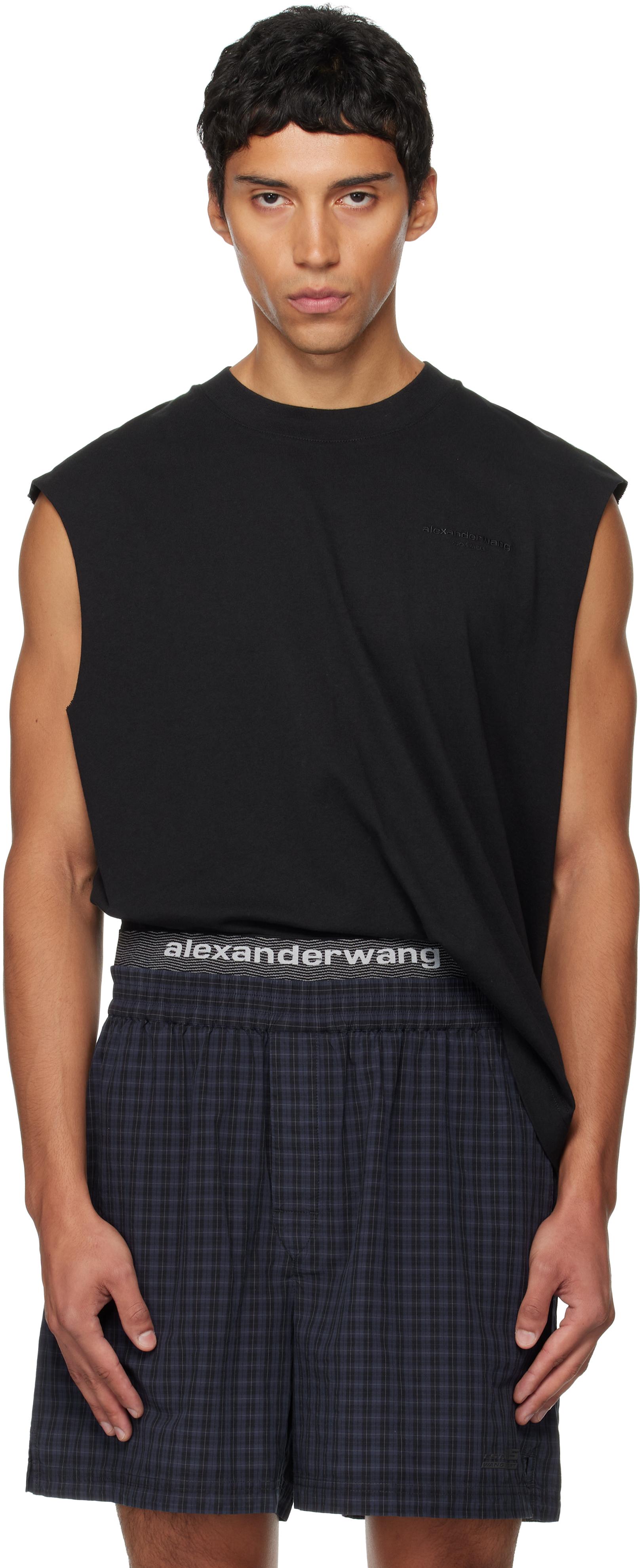 alexanderwang ノースリーブTシャツ M ブラック alexanderwang ノースリーブTシャツ Alexander Wang ノースリーブ
