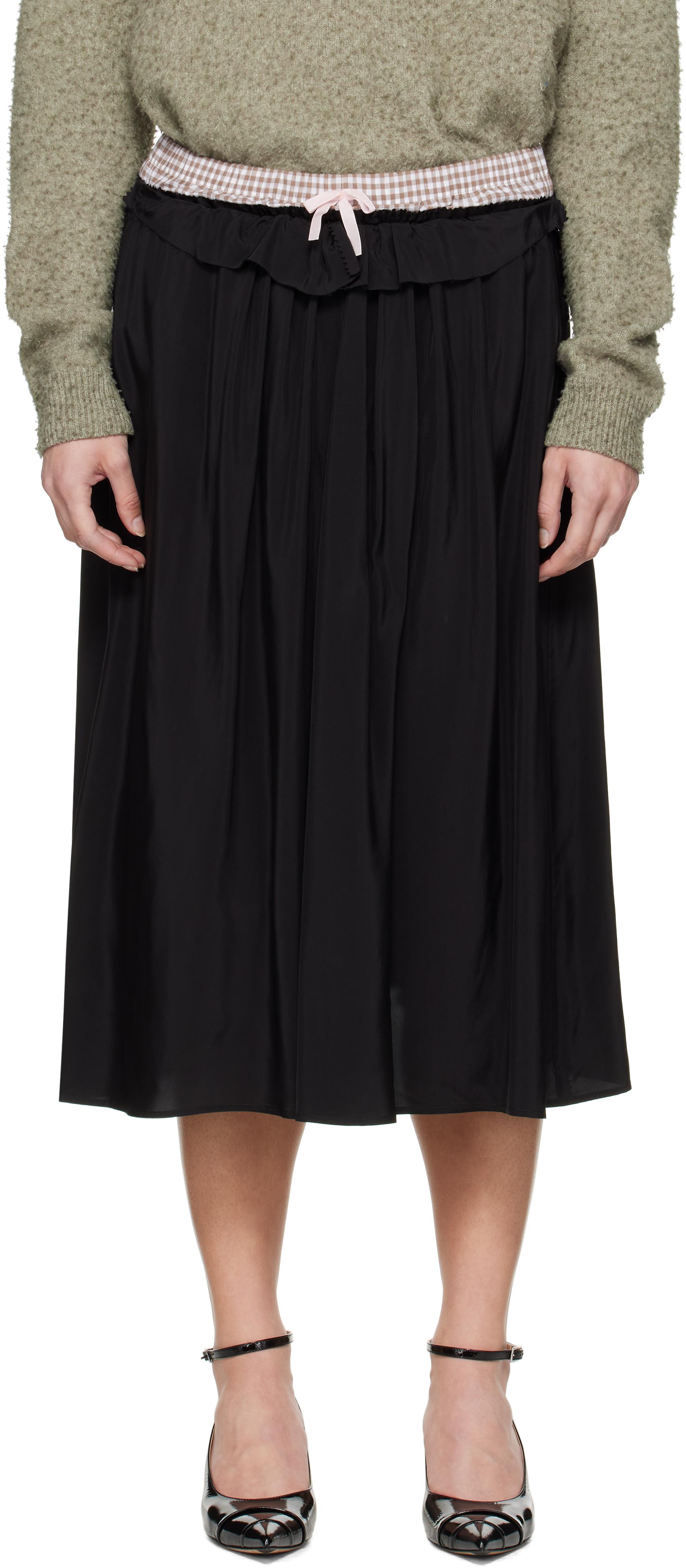 【Maison Margiela】チュール ミディスカート ブラック 黒 Maison Margiela チュール スカート ブラック | Lyst
