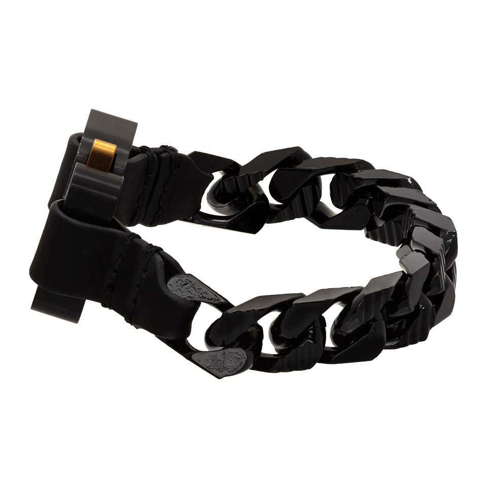 Moncler Genius 6 Moncler 1017 Alyx 9sm Black Chain Link Buckle Bracelet -  Lyst