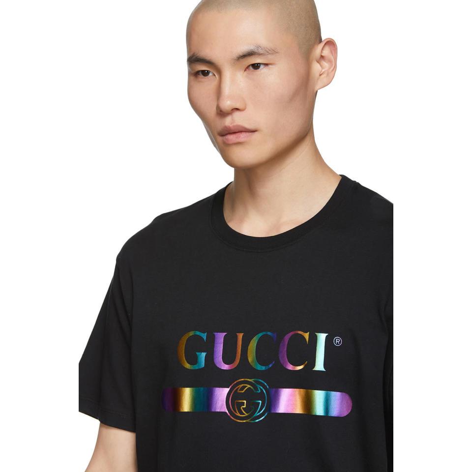 t shirt gucci noir