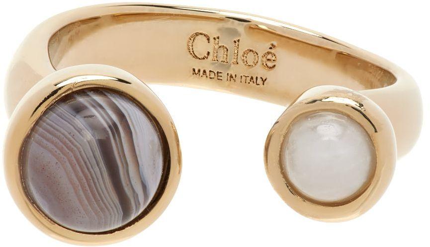 Chloé レディース メタリック ゴールド Zodiac リング リング