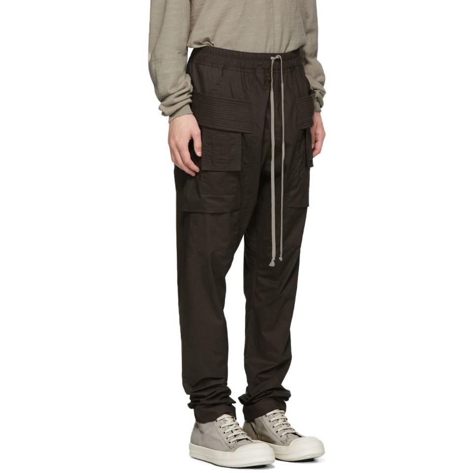 Rick Owens DRKSHDW Grey Creatch Cargo Pants in Grey for Men | Lyst