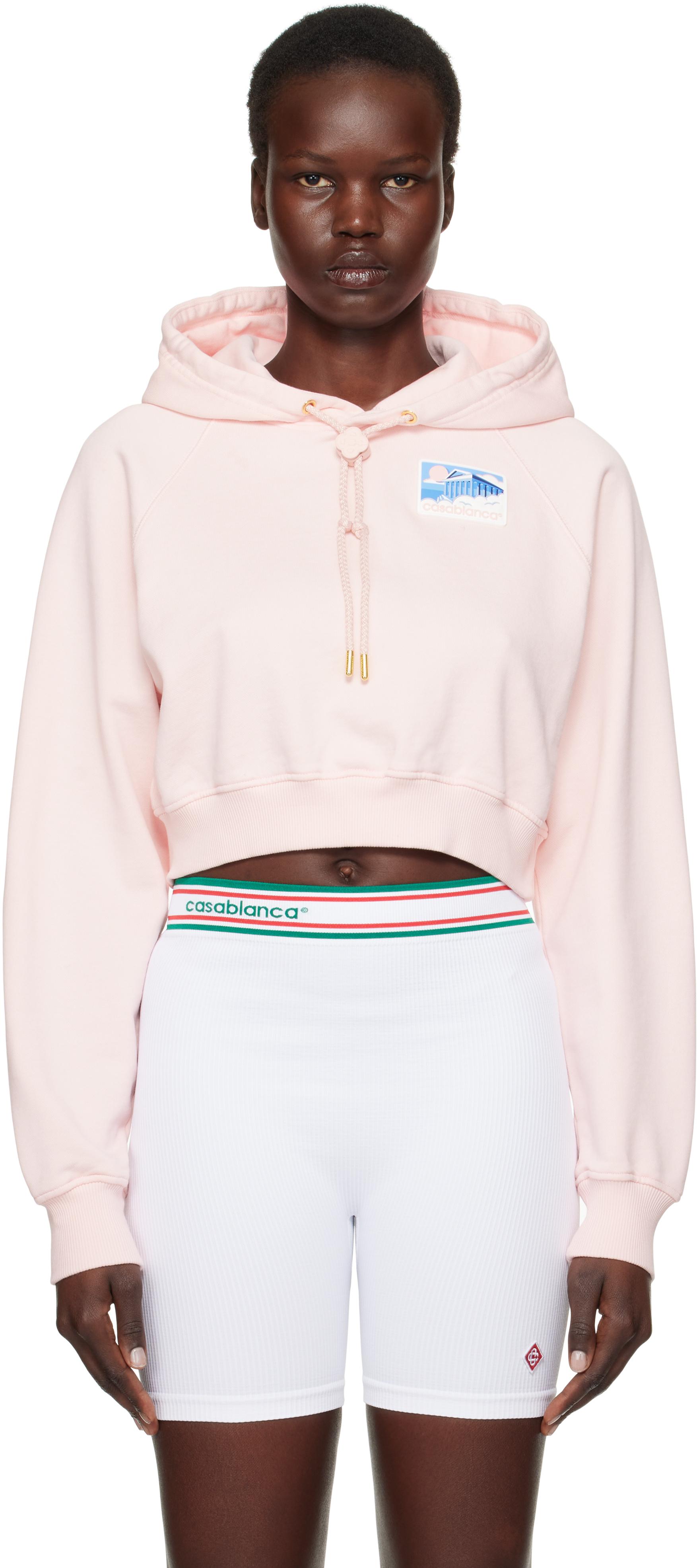 Womens designer cropped hoodie new arrivals