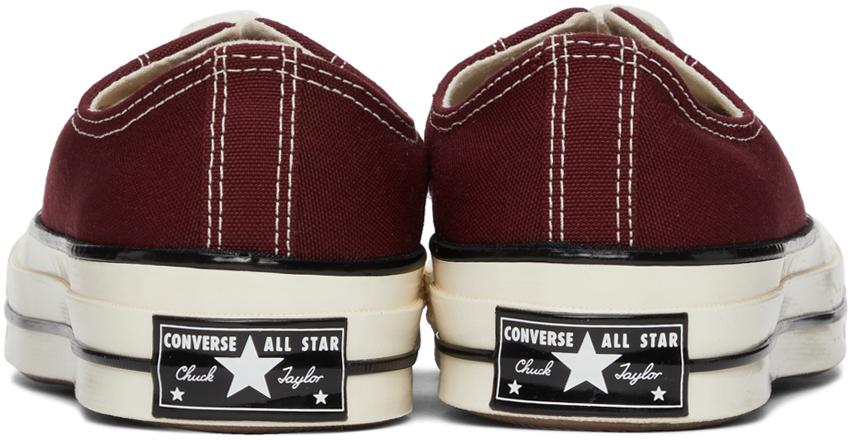 Converse Canvas Burgundy Chuck 70 Low Sneakers for Men | Lyst