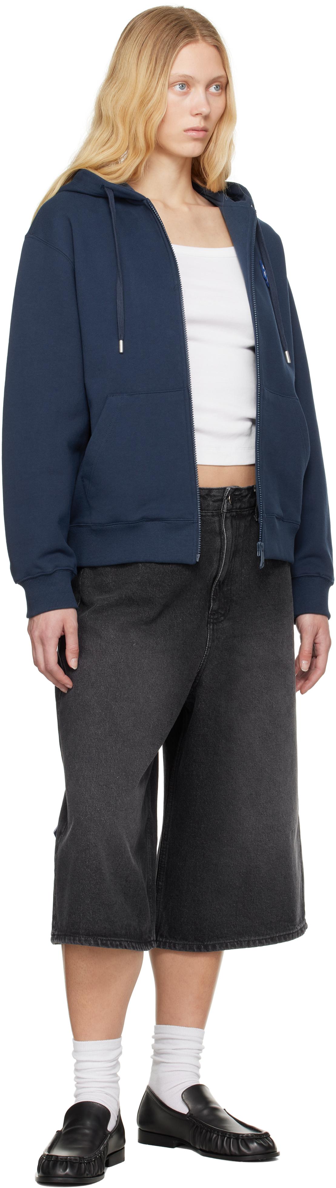 Adererror Sig; Trs Tag 01 Denim Shorts in Black | Lyst
