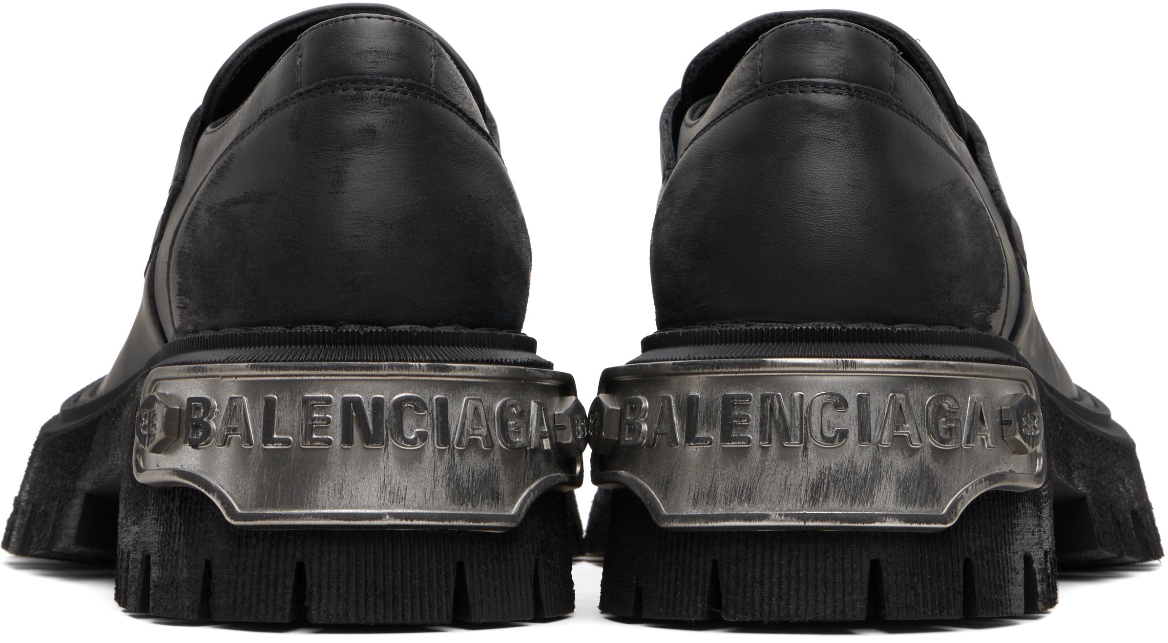 Balenciaga Tractor Loafers in Black for Men | Lyst