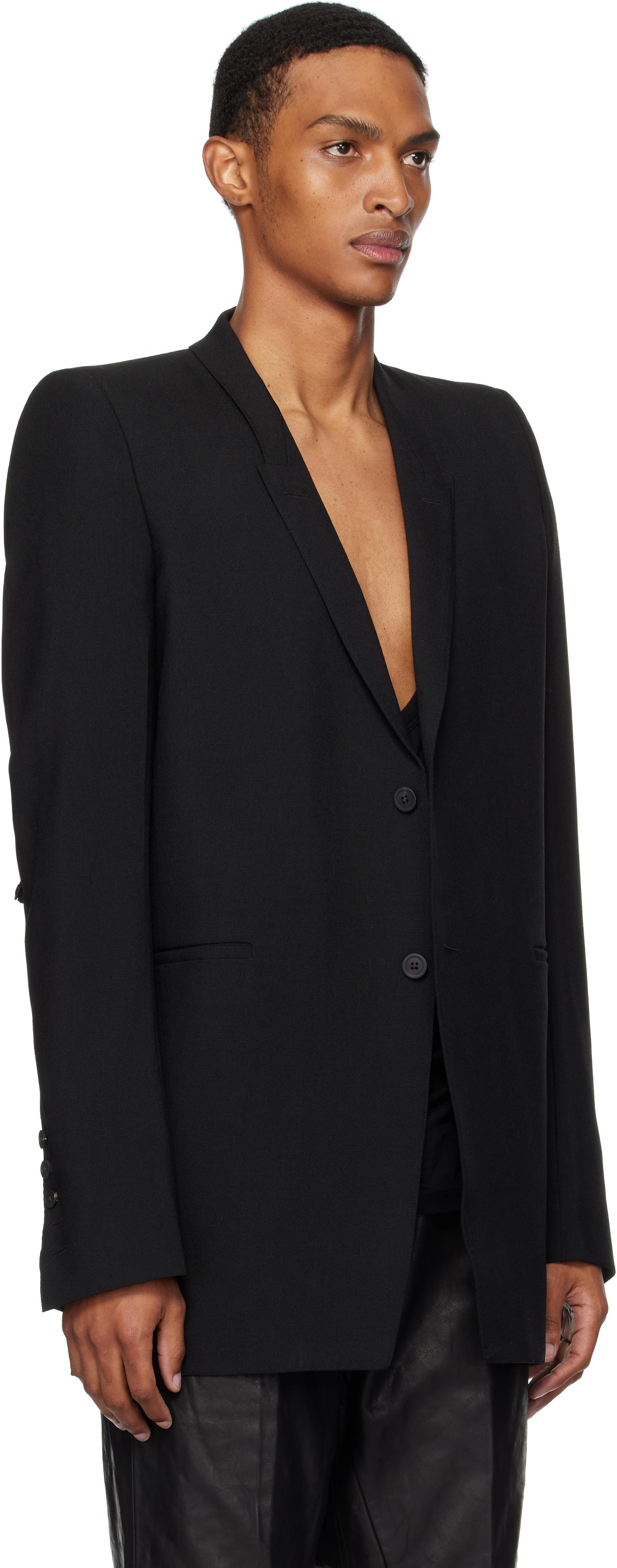 【VIP価格】RICK OWENS Double-breasted Blazer Rick Owens FW16 Mastodon Double-breasted Blazer Size 46