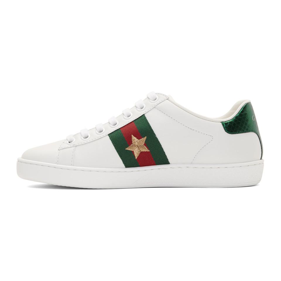 gucci ace embroidered sneaker pineapple