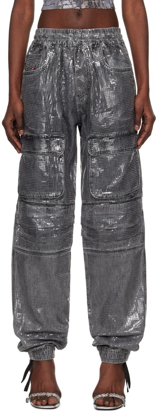 【正規品】希少 DIESEL P-ARNE-FEM-P1 カーゴパンツ 総柄 Diesel P-Arne-Fem-P1 Oversized Cargo Pant | Urban Outfitters