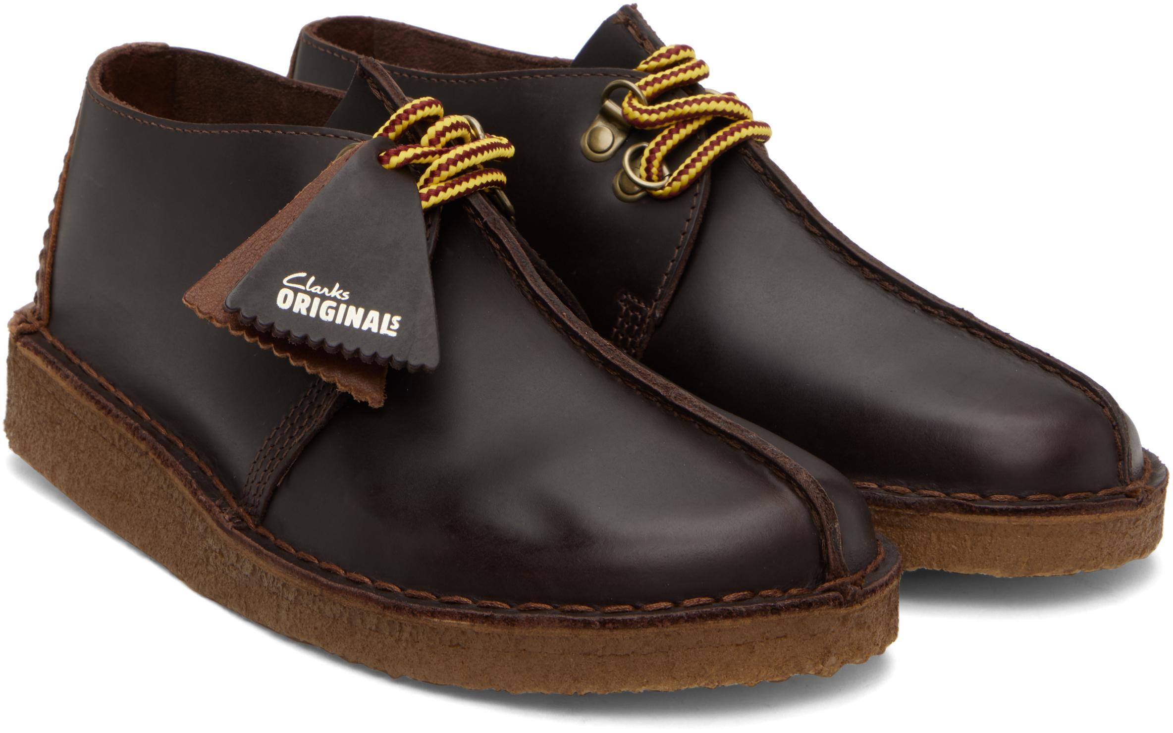 Leather Clarks Desert Trek Burgundy Clarks Burgundy Dsrttrek Hiker