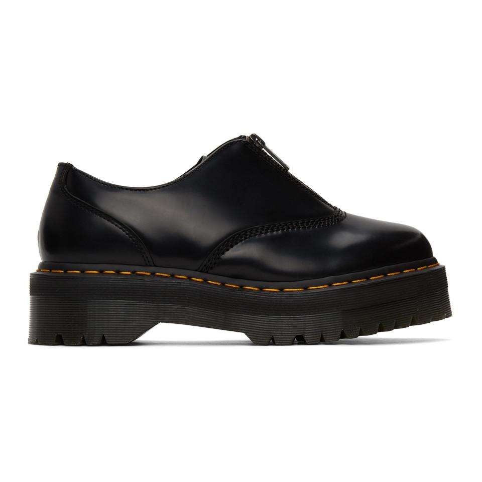 Dr. Martens Leather Black 1461 Quad Zip Derbys for Men - Lyst