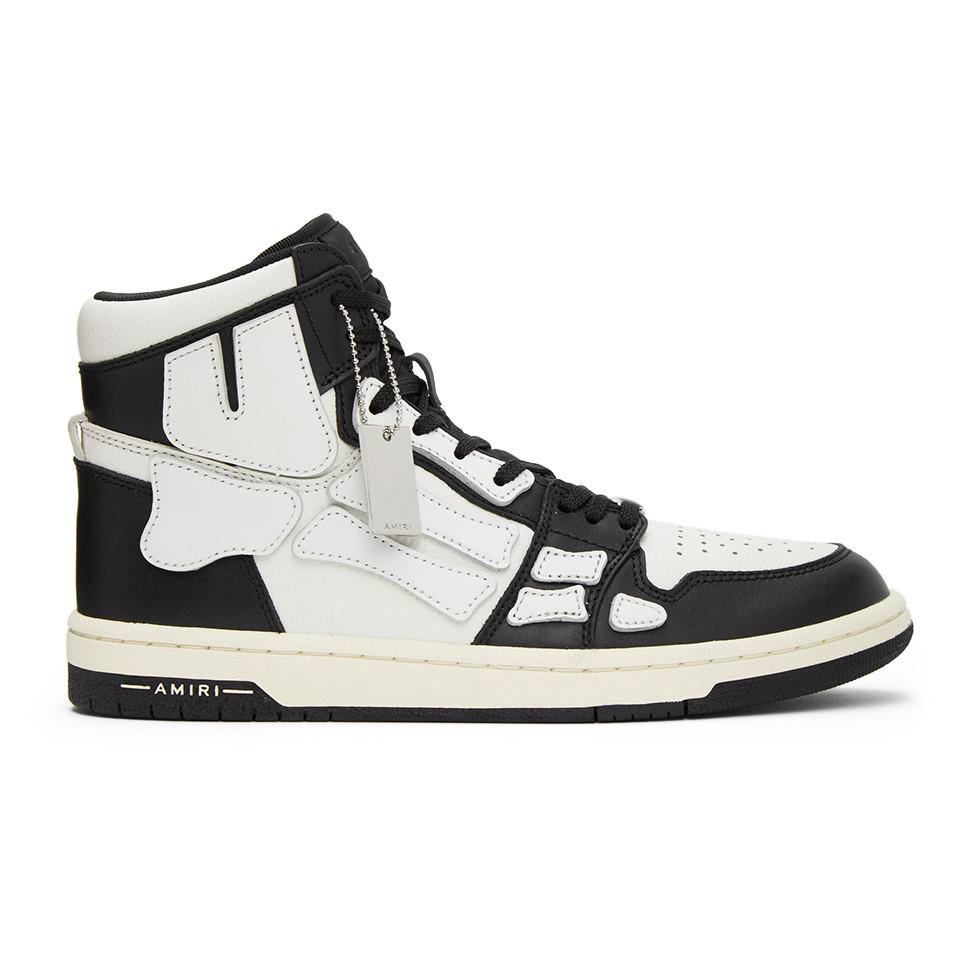 Amiri Black And White Skeleton High-top 