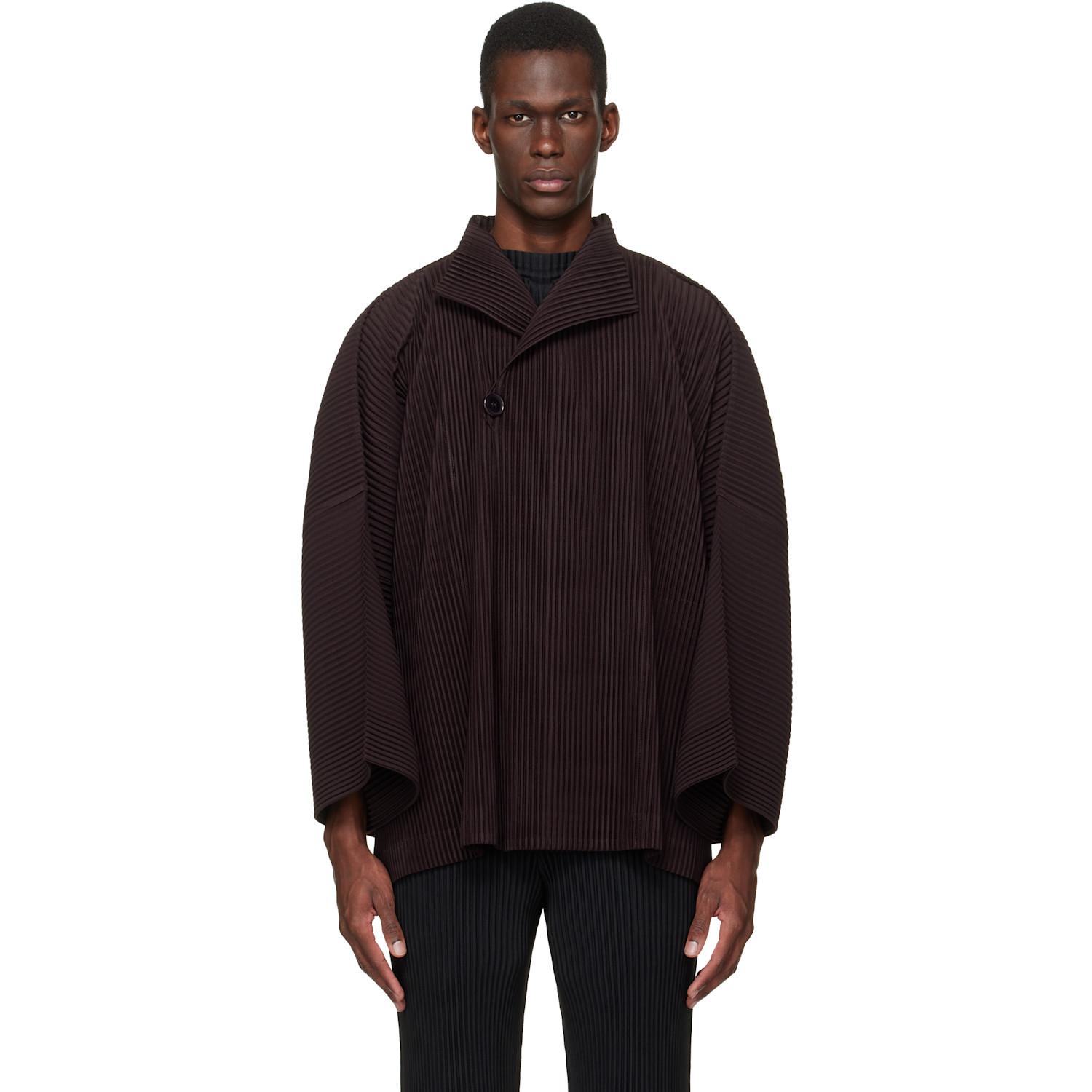 Homme Plissé Issey Miyake Wear Or Wrap Jacket in Black for Men | Lyst