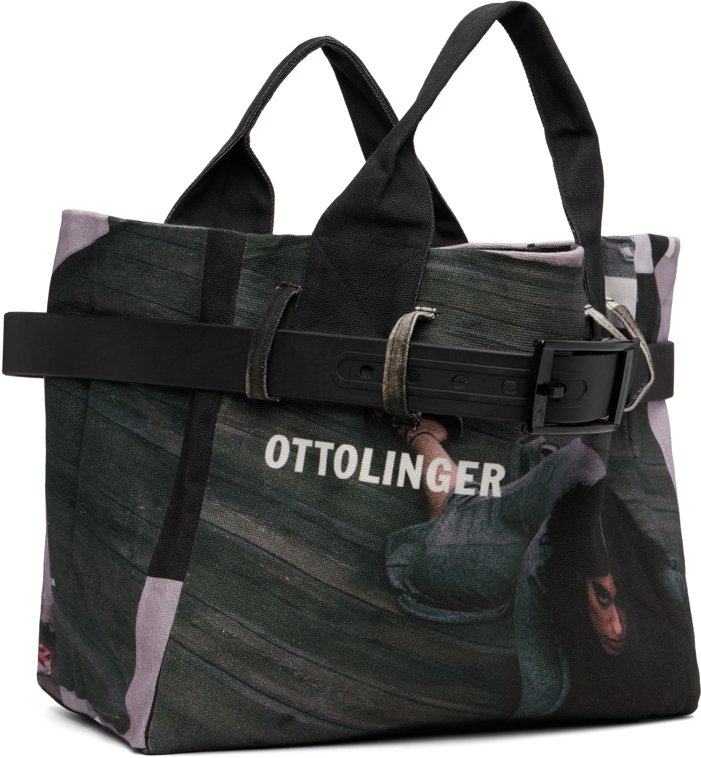 OTTOLINGER Maxi Belted Tote in Black | Lyst