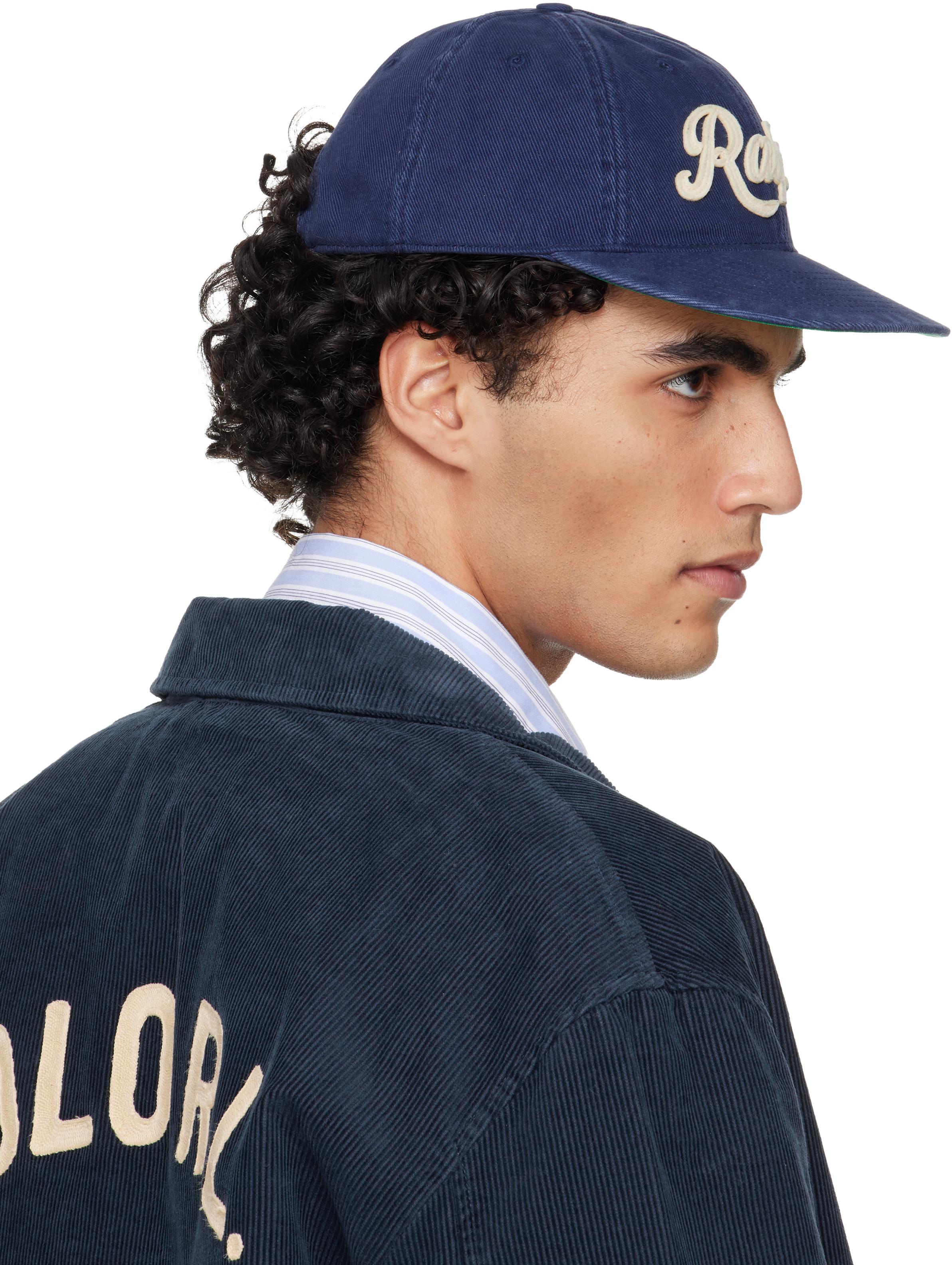 メンズ Polo Ralph Lauren ネイビー 'The Ralph' ロゴ ツイル ベース