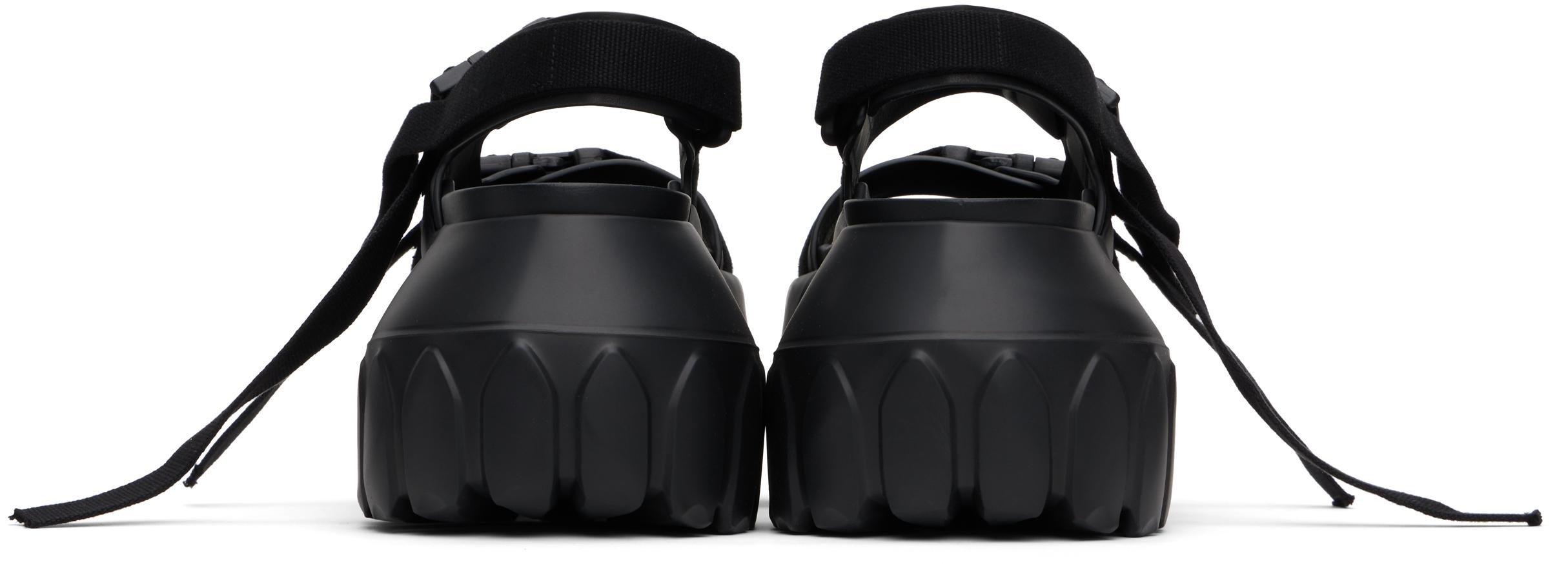 Rick Owens Hollywood Mega Tractor Sandals in Black for Men | Lyst