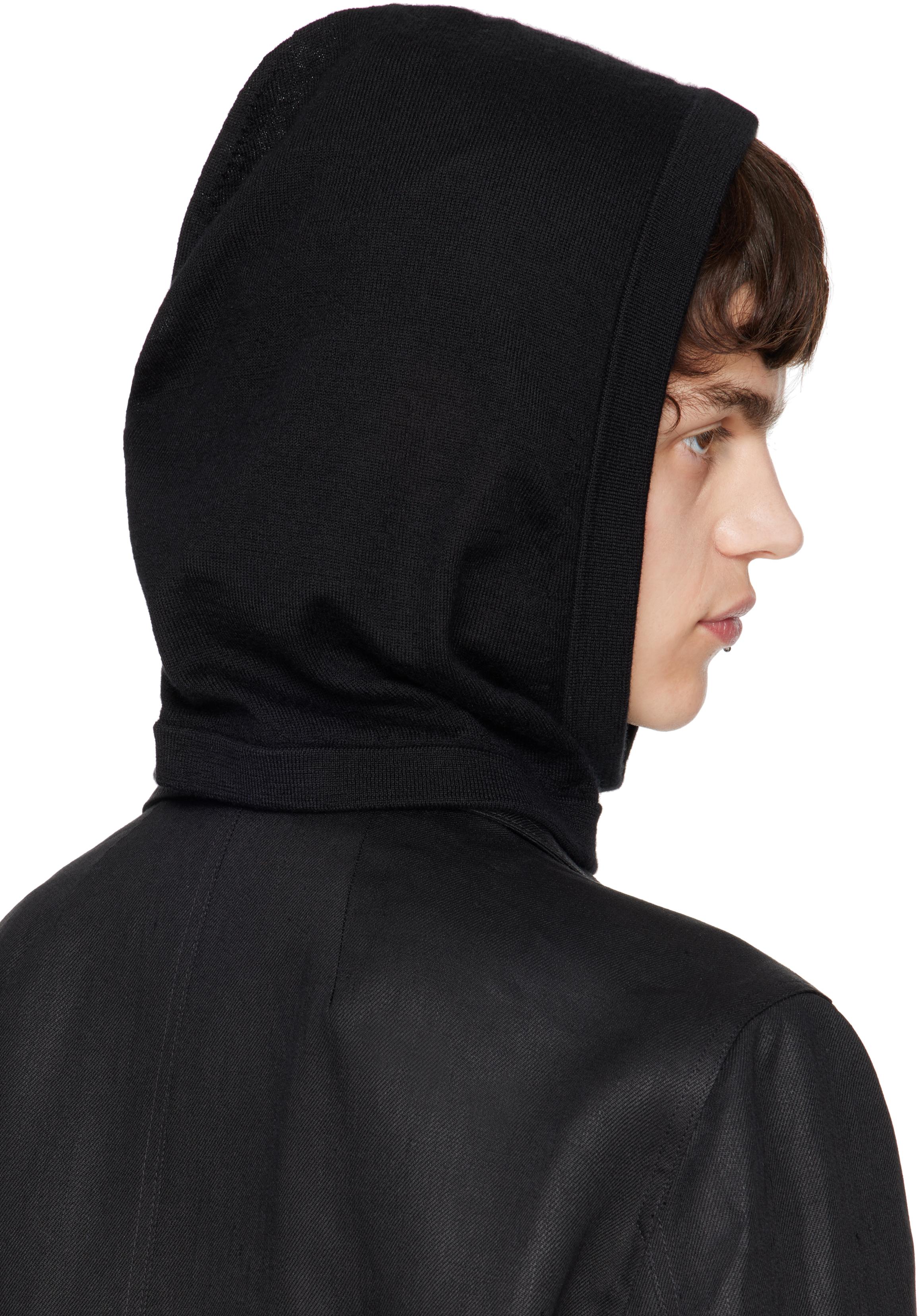 Rick Owens Hollywood Cashmere Hood in Black for Men | Lyst