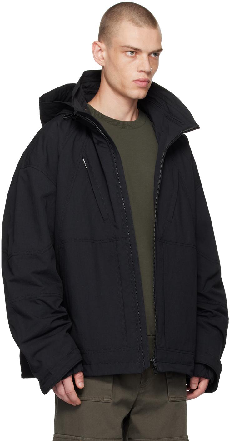 Juun.J メンズ ブラック オーバーサイズ ジャケット ジャケット 