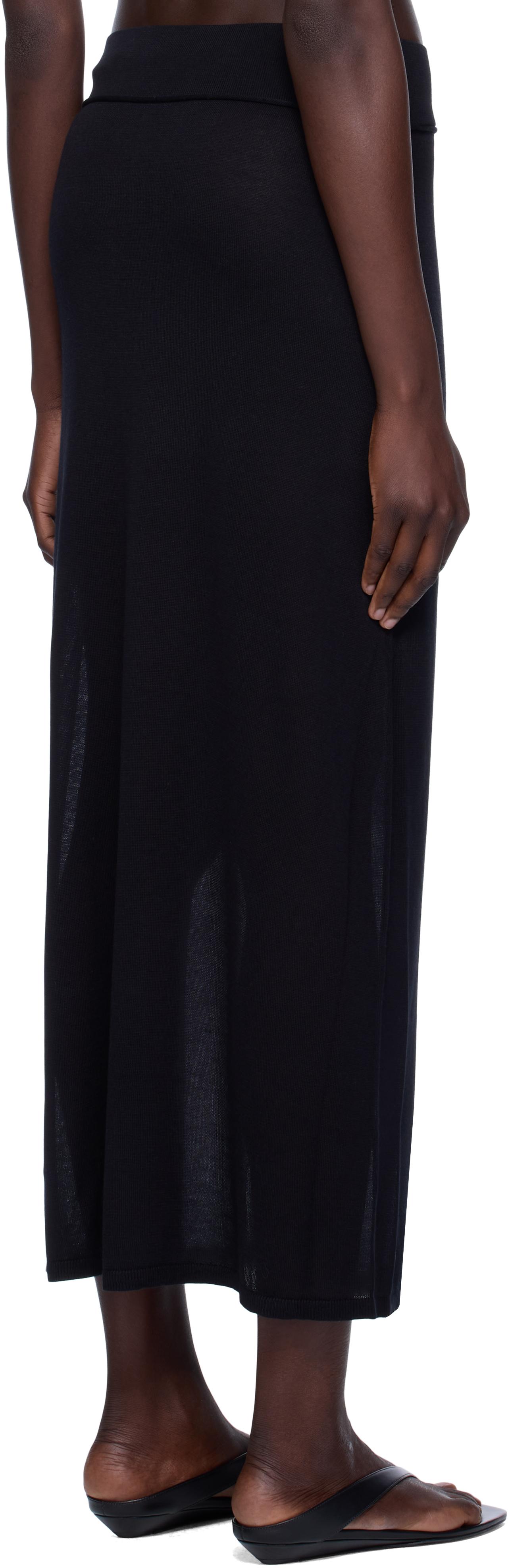 【関税込み】TOTEME ブラック Cocoon マキシスカート Black Cocoon skirt Toteme - women - TOTEME