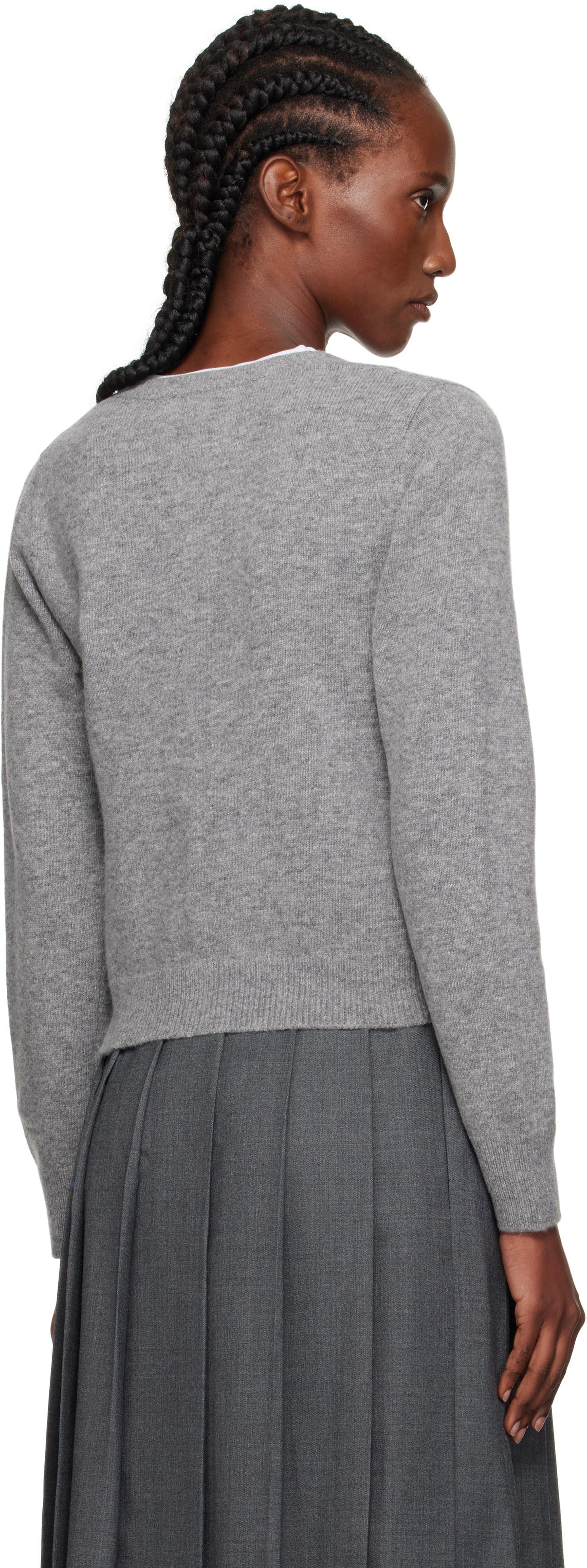 Nothing Written ニット カーディガン ダークグレー レディース NOTHING WRITTEN セーター & ニット | オンラインセールは