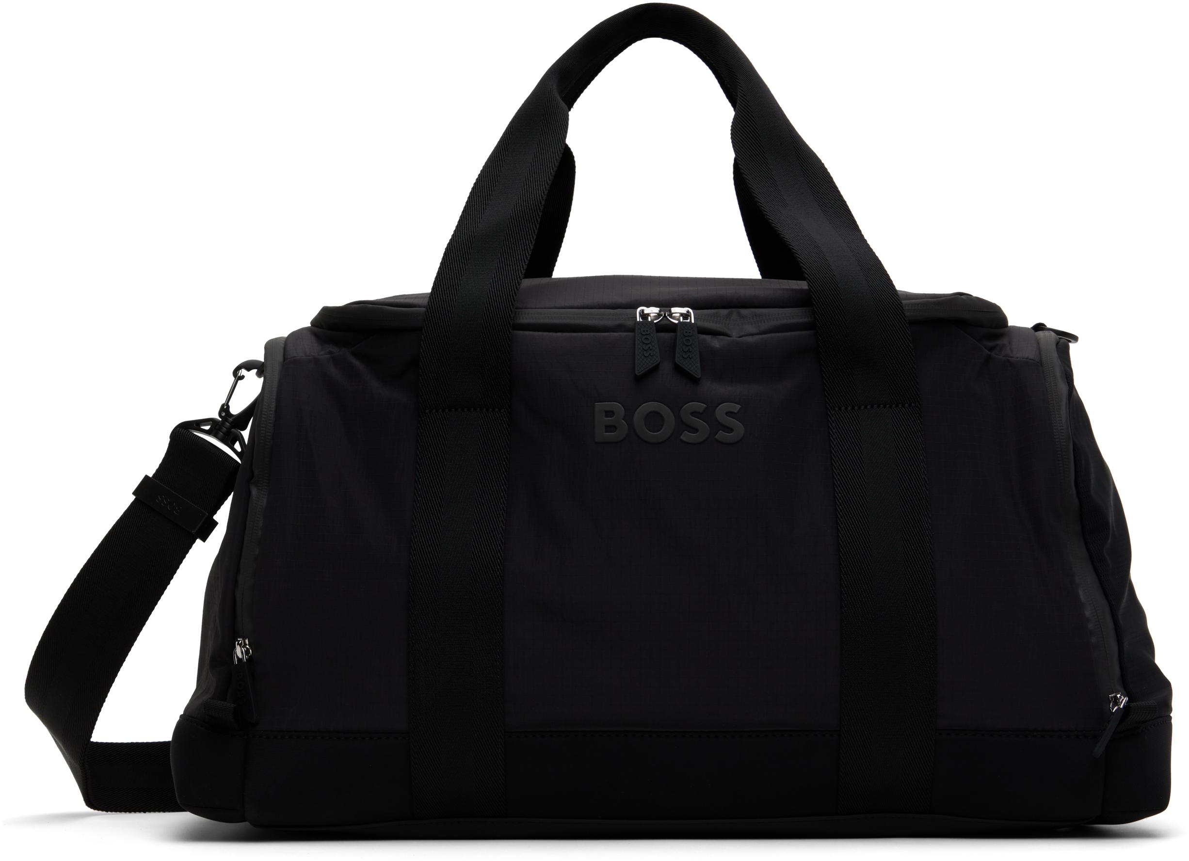 BOSS ボス★ブラック ロゴハードウェア バッグ メンズ BOSS ブラック ロゴハードウェア バッグ ブラック | Lyst