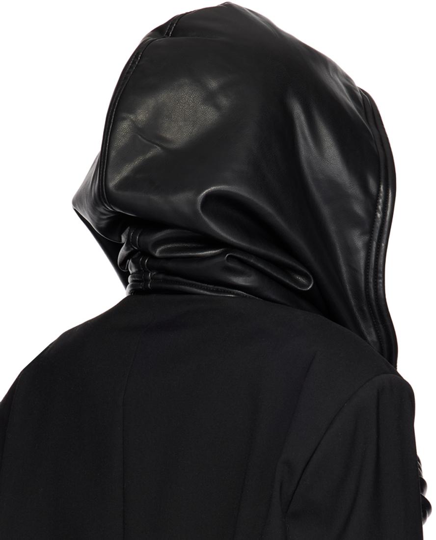 Y. Project Wire Leather Hood in Black for Men | Lyst