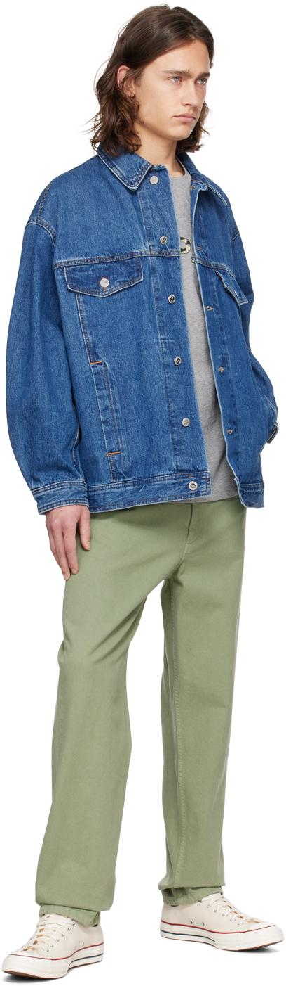 メンズ A.P.C. インディゴ Elvis デニムジャケット ブルー | Lyst