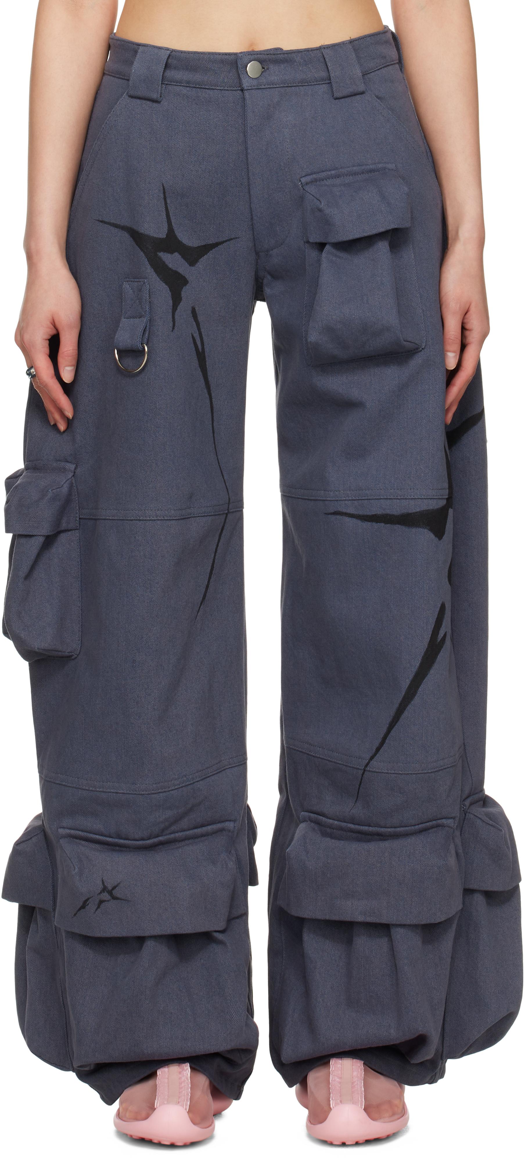 【関税込み】Collina Strada イエロー Lawn カーゴパンツ レディース Collina Strada カーゴパンツ | オンラインセールは