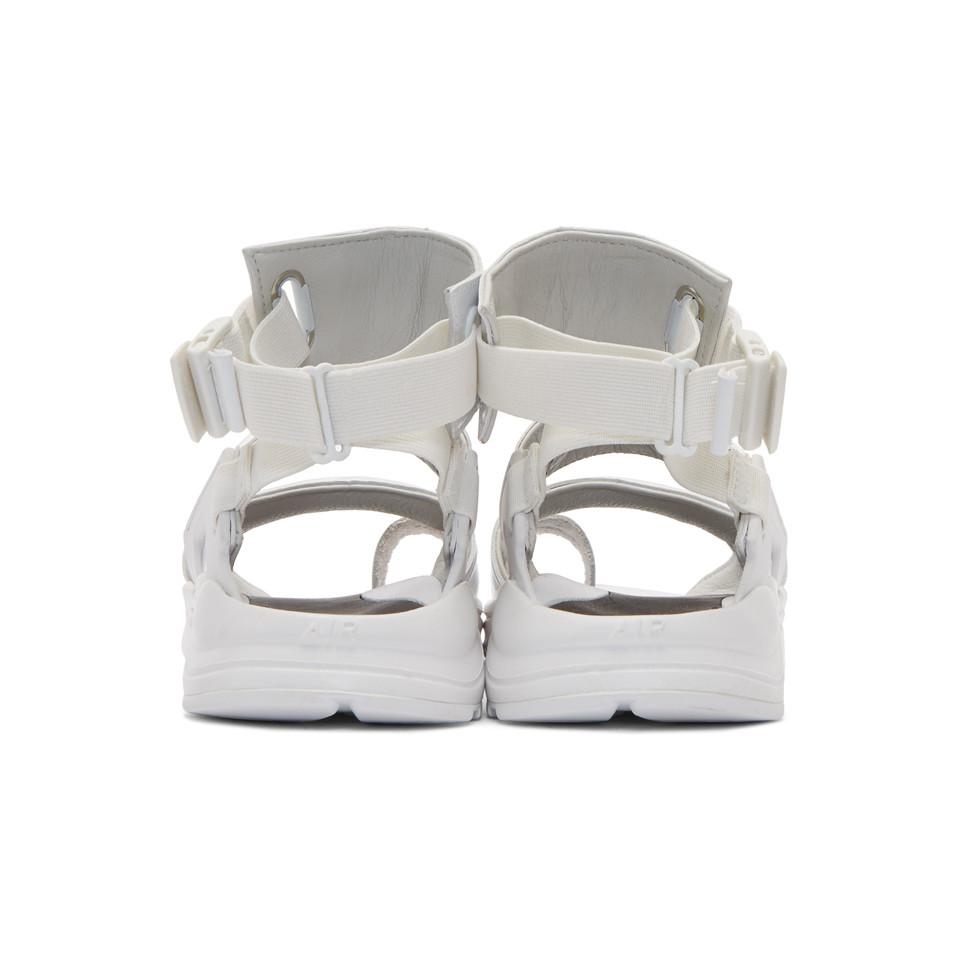 heel fijn Sentimenteel slim Nike White Air Huarache Gladiator Sandals | Lyst
