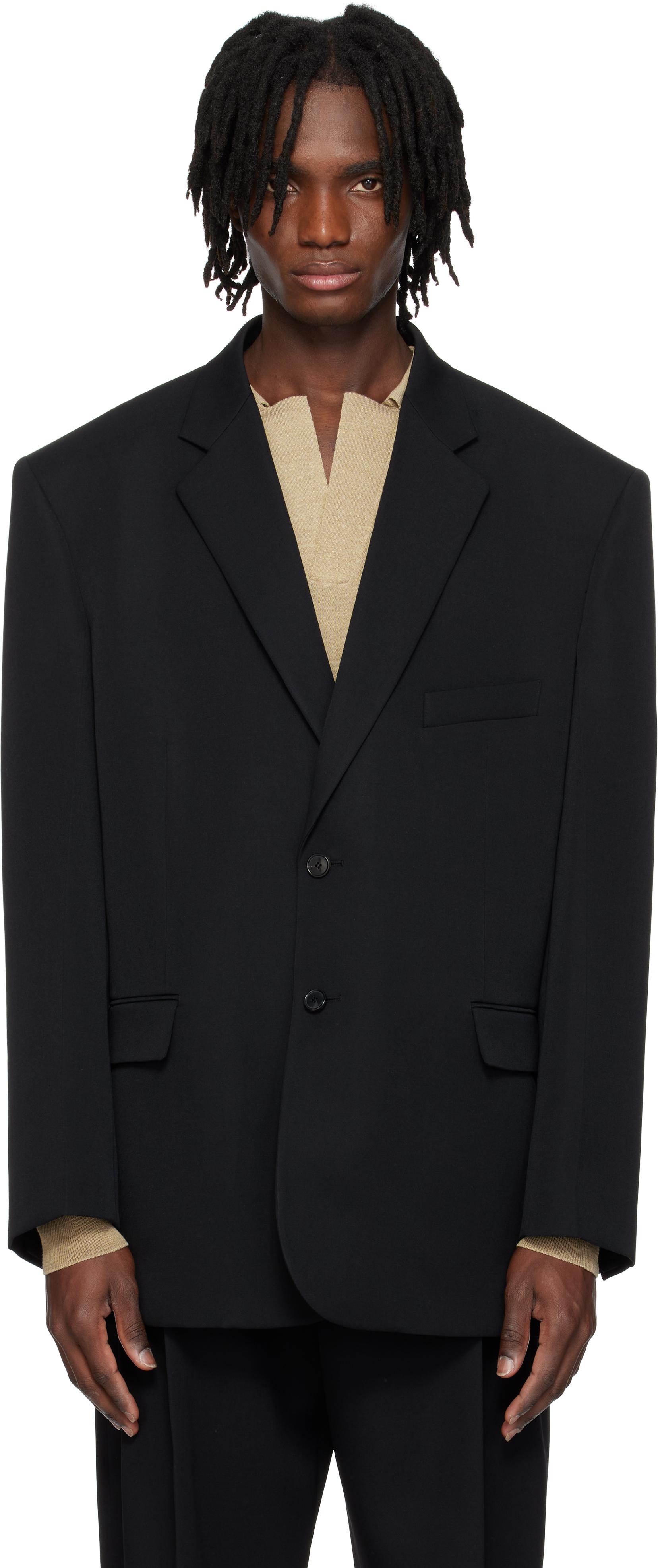 レクト RECTO WOOL TWILL SINGLE BREASTED OVERSIZED JACKET RECTO - Official Website