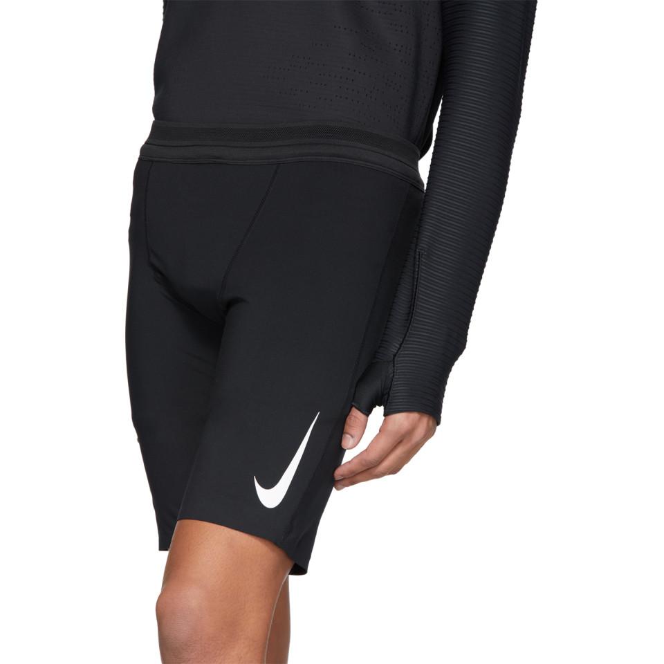 Nike Aeroswift 1/2-length Running Tights in Black for Men | Lyst