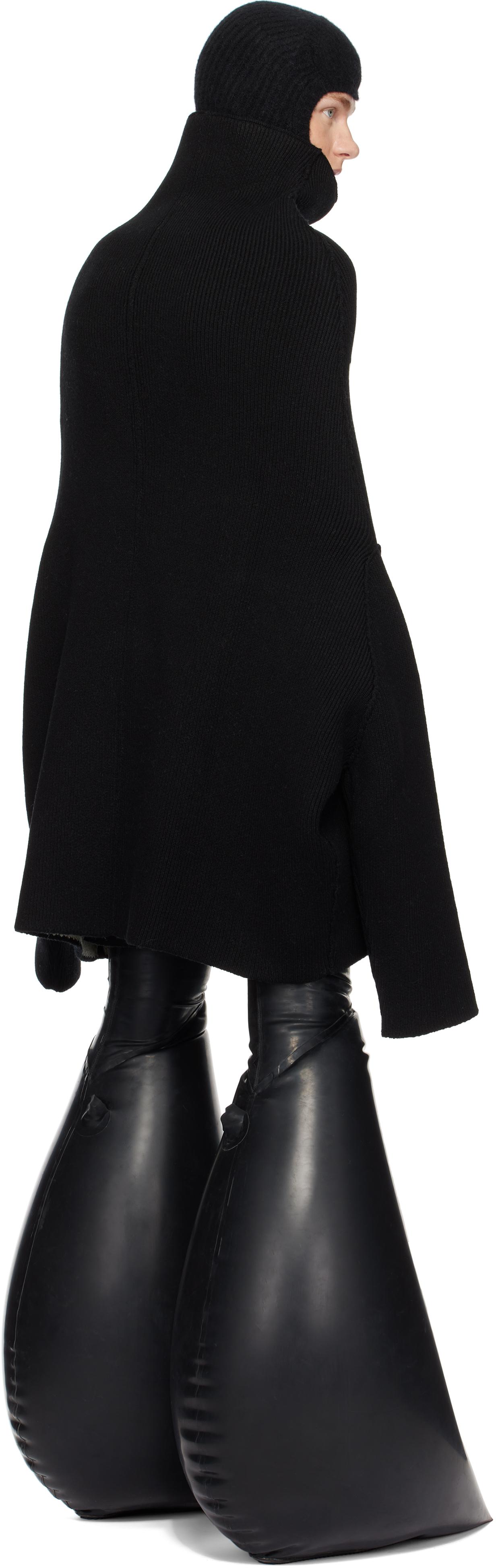 Rick Owens メンズ ブラック Porterville Shroud タートルネック