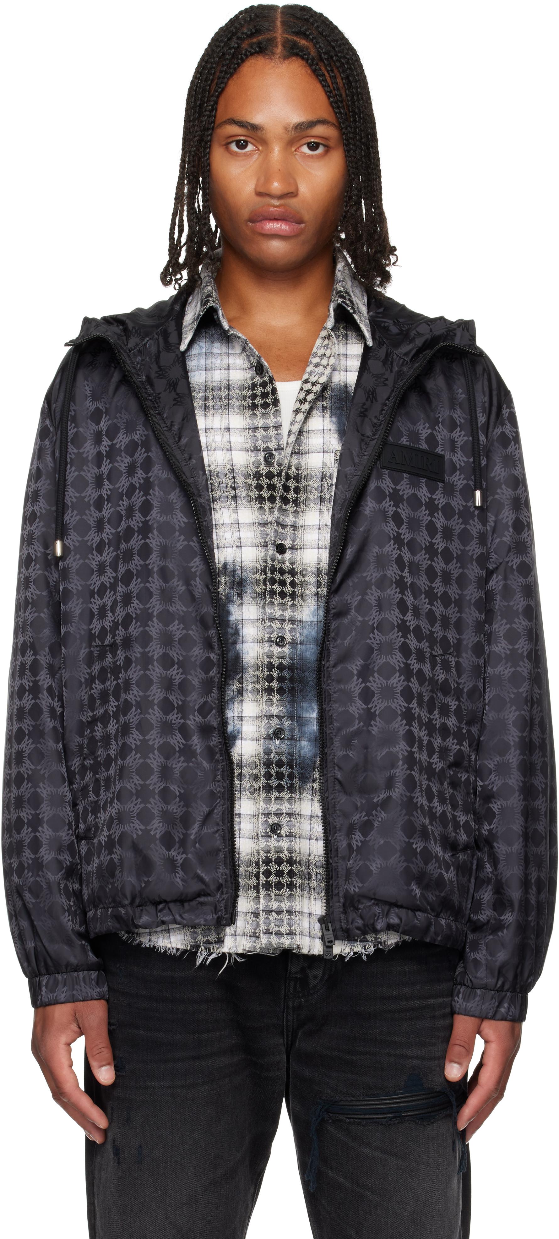 Amiri Ma Quad Windbreaker Jacket in Black for Men | Lyst