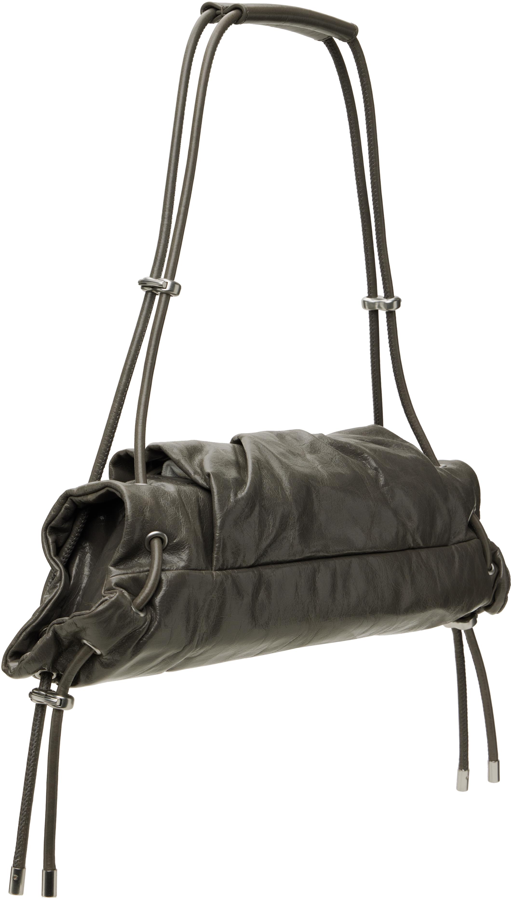 DIESEL Scrunch-D Shoulder S Bag in Black | Lyst