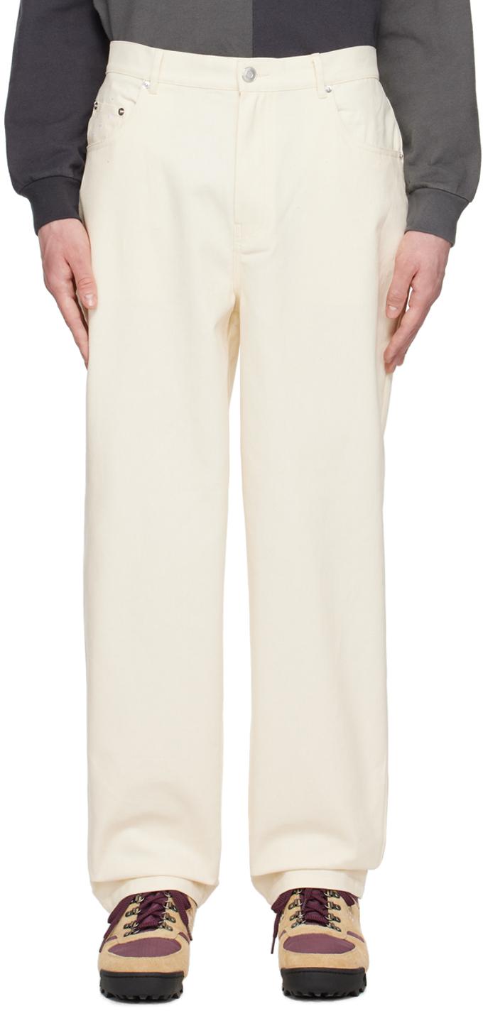 Jil Sander メンズ ナチュラル テーラードパンツ パンツ Jil Sander メンズ ナチュラル テーラードパンツ パンツ