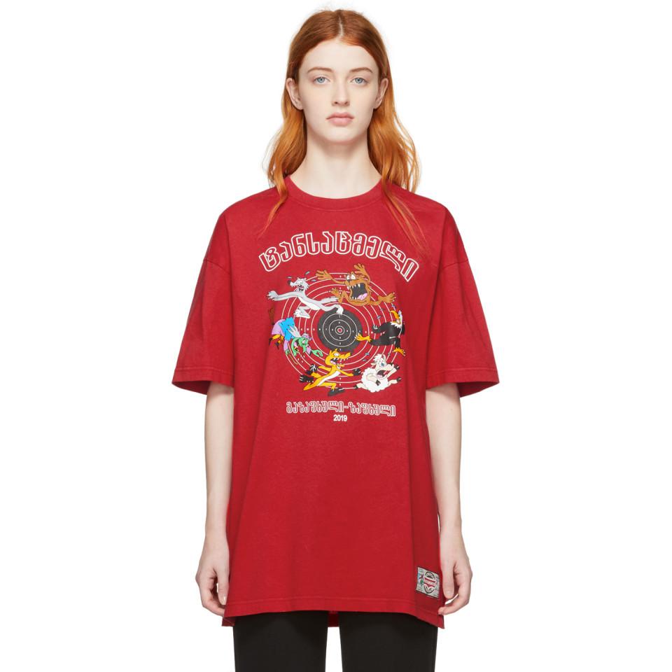 vetements cartoon tee