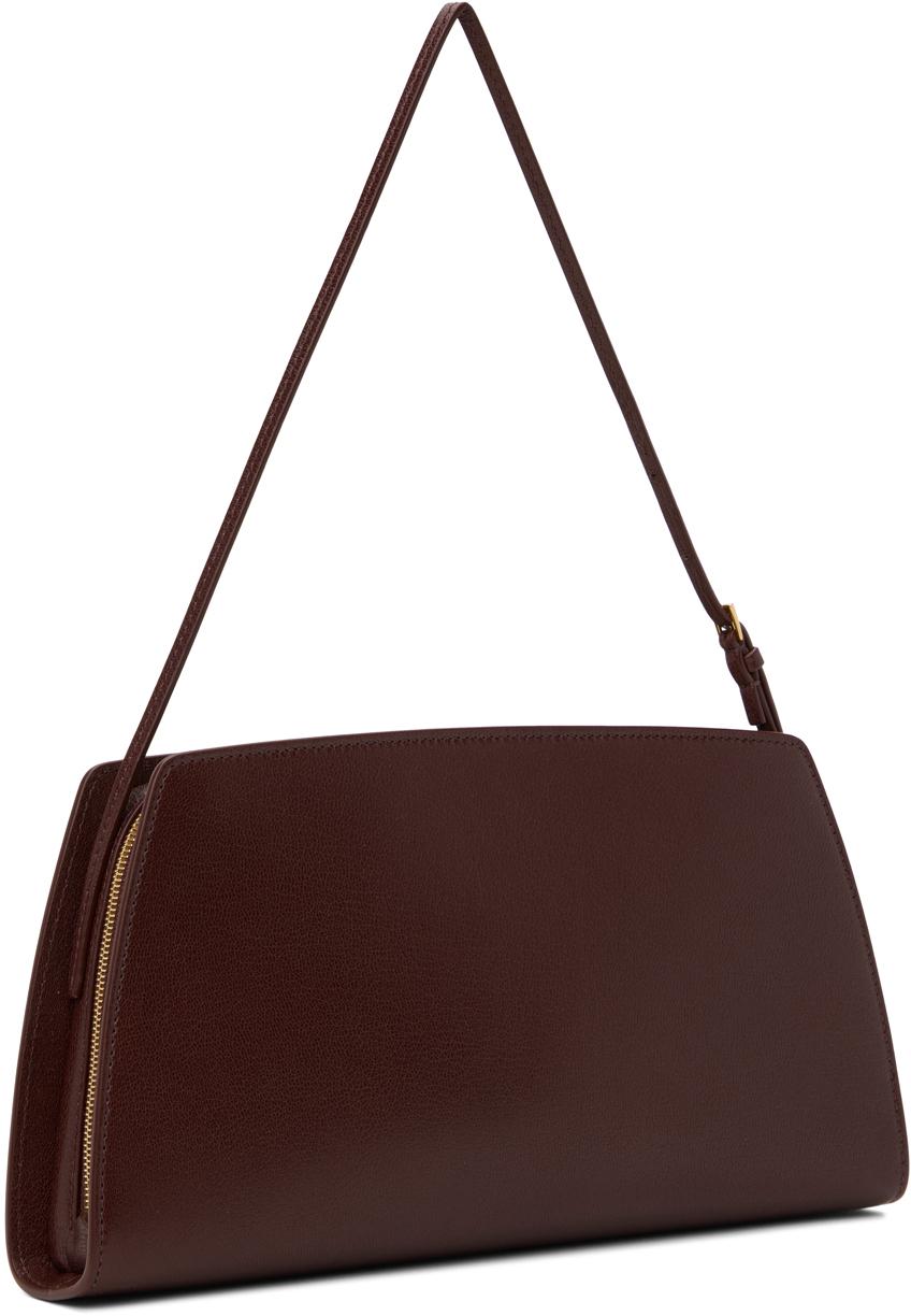The Row Goatskin Dalia Baguette Shoulder Bag in Purple | Lyst