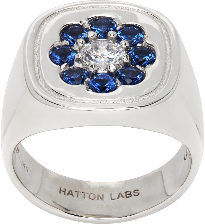 Hatton Labs リング/指輪　シルバー/ホワイト　定価6万箱無し価格です