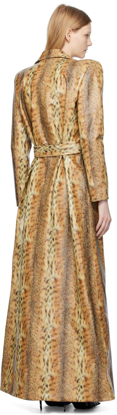 Balenciaga leopard coat sale