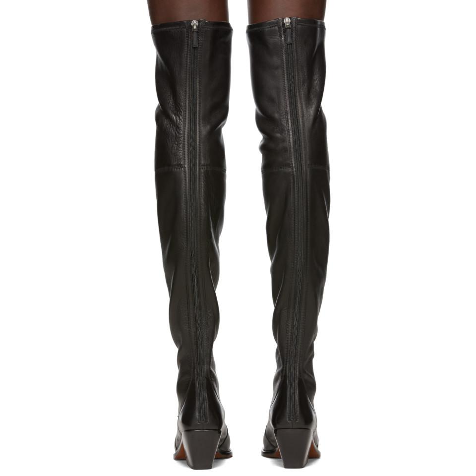 givenchy over knee boots