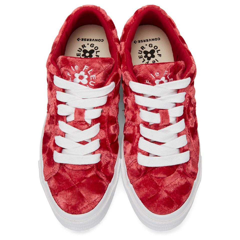 Converse Velvet Golf Le Fleur Sneakers 