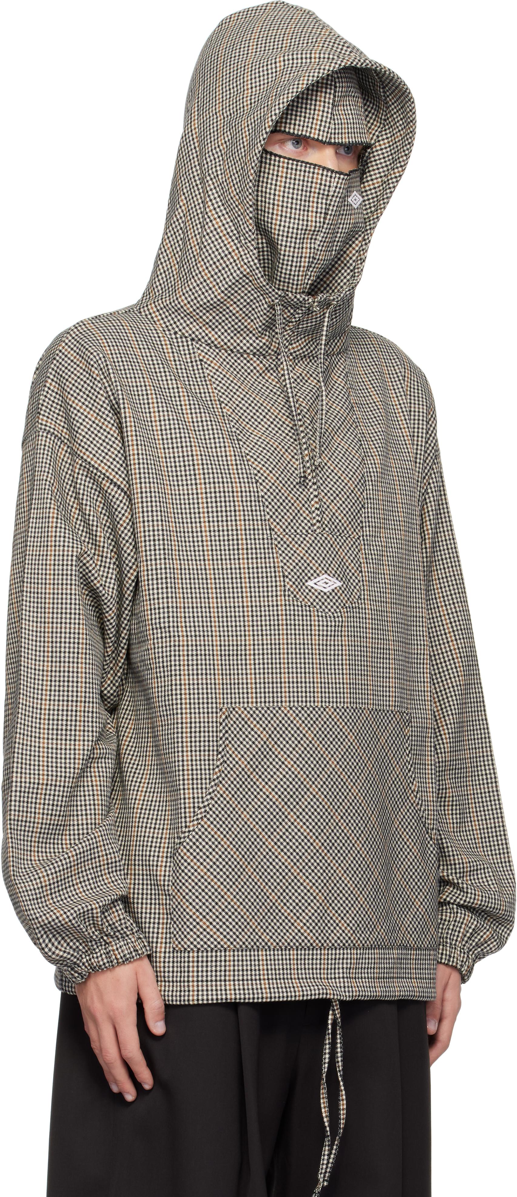 Umbro Slam Jam Edition Masked Club Check Jacket in Grey for Men