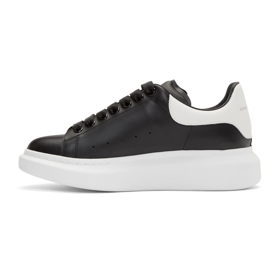 alexander mcqueen noir en daim