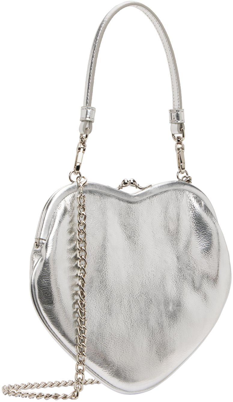 Vivienne Westwood Belle heart-shaped Metallic Tote Bag - Farfetch