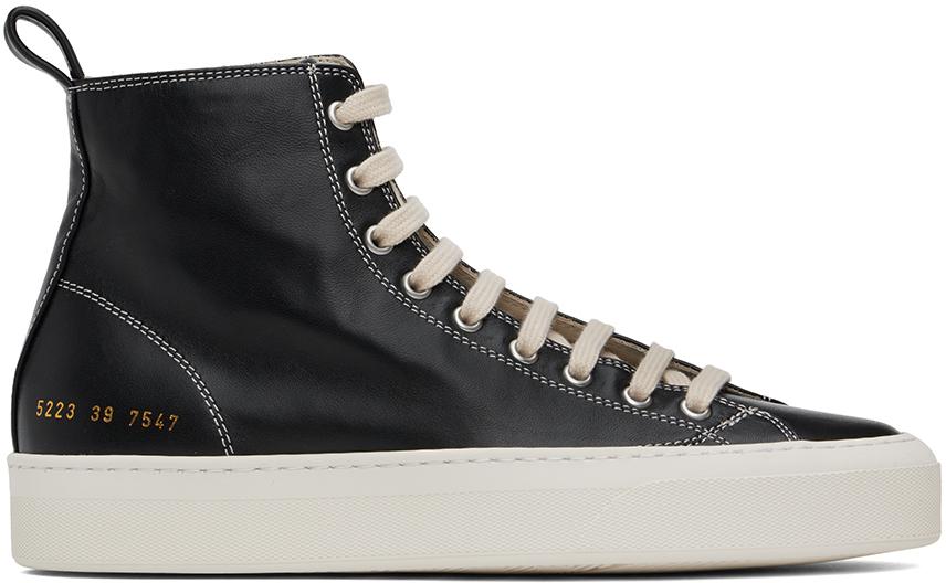 Common Projects Tournament High Sneakers in Black for Men Lyst UK