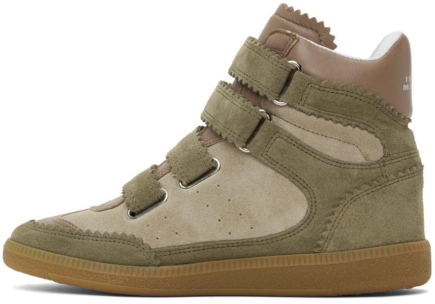 Taupe Marant High Tops Isabel Marant Taupe Bilsy Sneakers Lyst