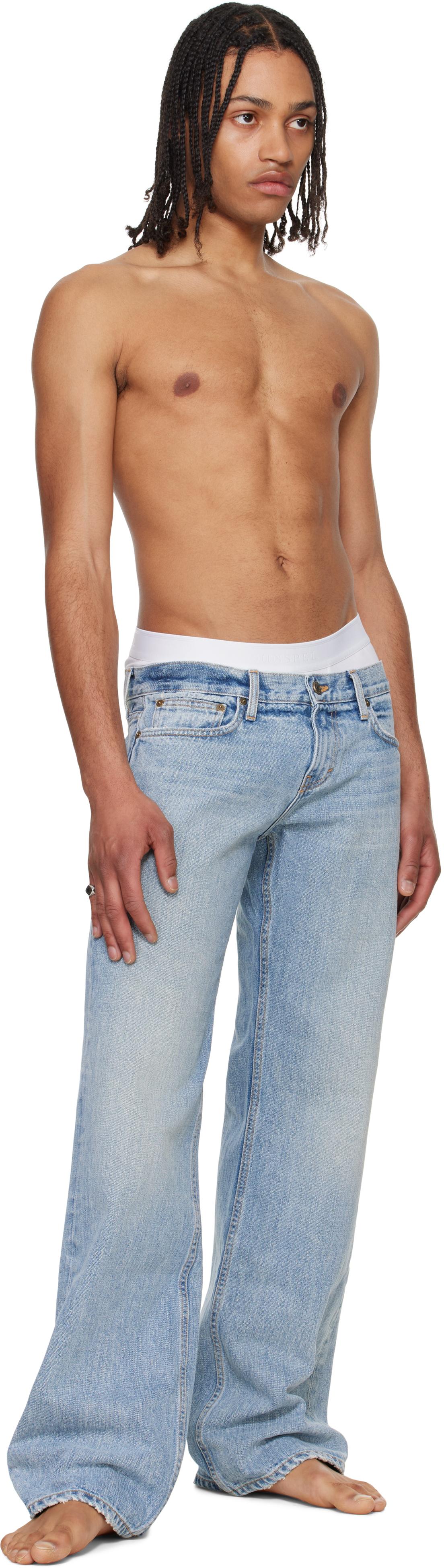 デニム・ジーパン raimundo langlois LIGHT FADED WASH BOOTCUT JEAN Raimundo Langlois Bootcut Jeans in Blue for Men | Lyst