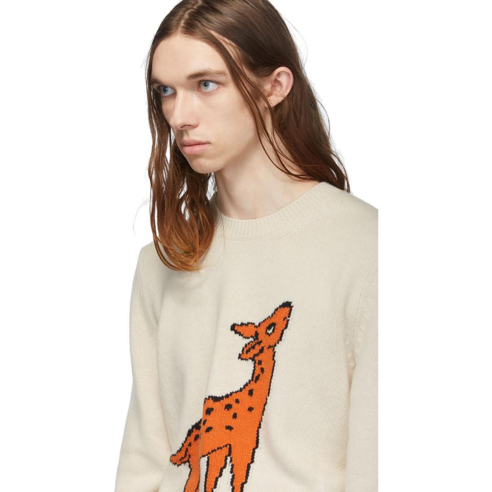 gucci deer sweater