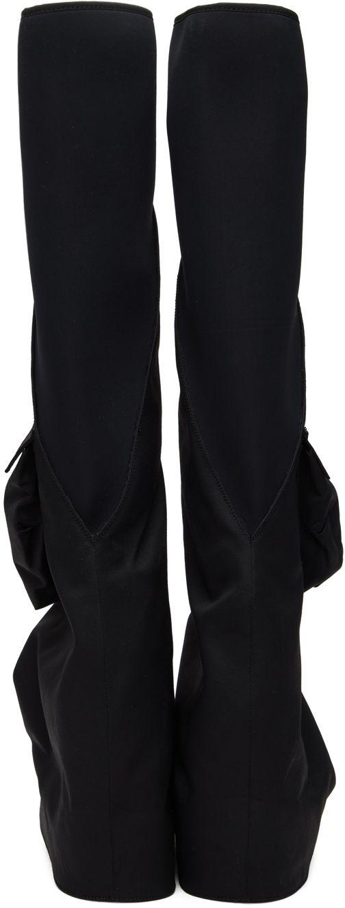 Rick Owens Black Cargo Fetish Boots | Lyst